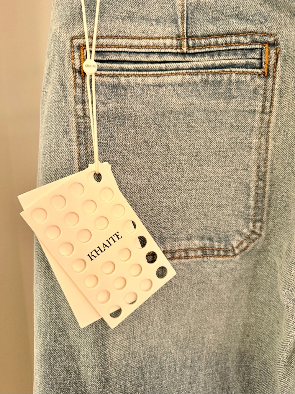 KHAITE Best-Selling High-Waist Wide Leg Delmonico Jeans in Bomont 26 NWT $720!! - Picture 5 of 10